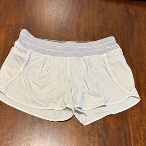 Light Gray Lululemon Shorts